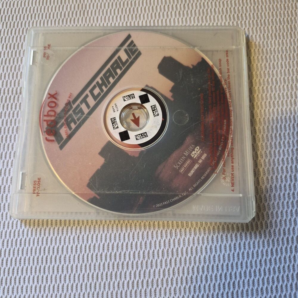 Fast Charlie (DVD, 2023) Previous Redbox Rental